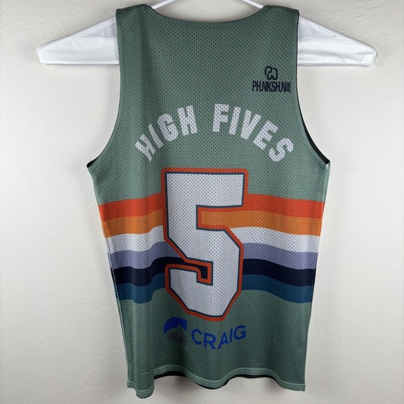 High Fives GoPro Phunkshun Sitski Mens Basketball Jersey Large Rare Streetwear - Picture 4 of 10
